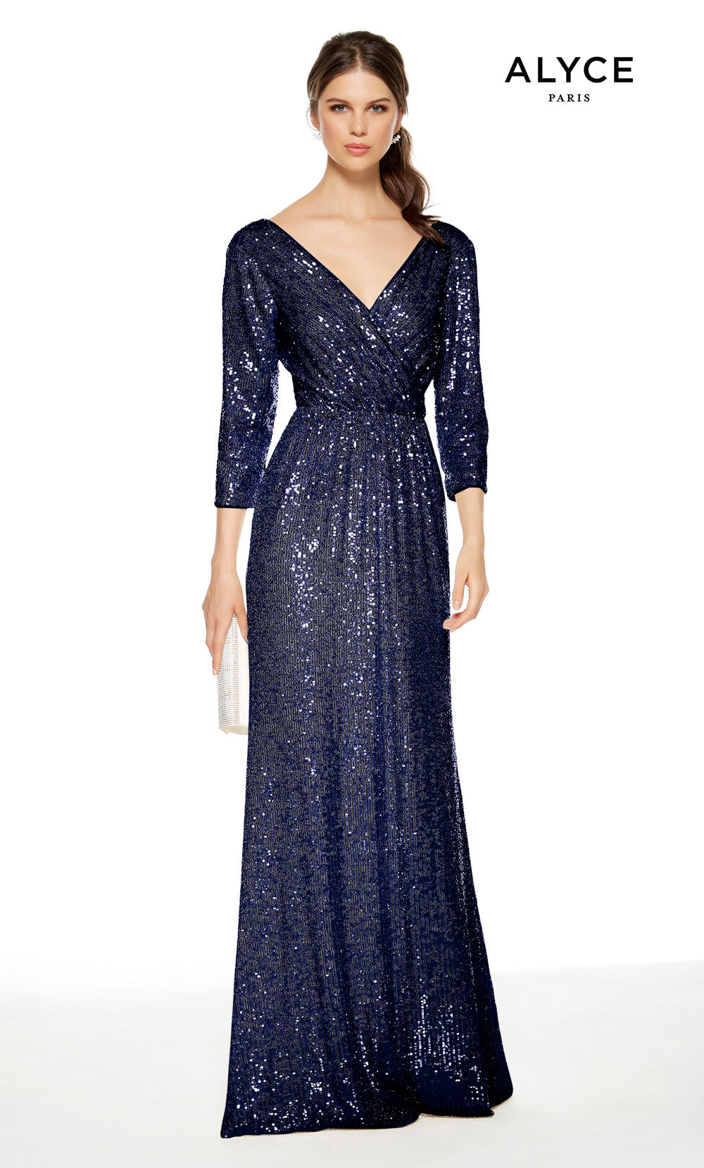 ALYCE Paris 27358 Special Occasion V-neckline Plus Size Straight Dress