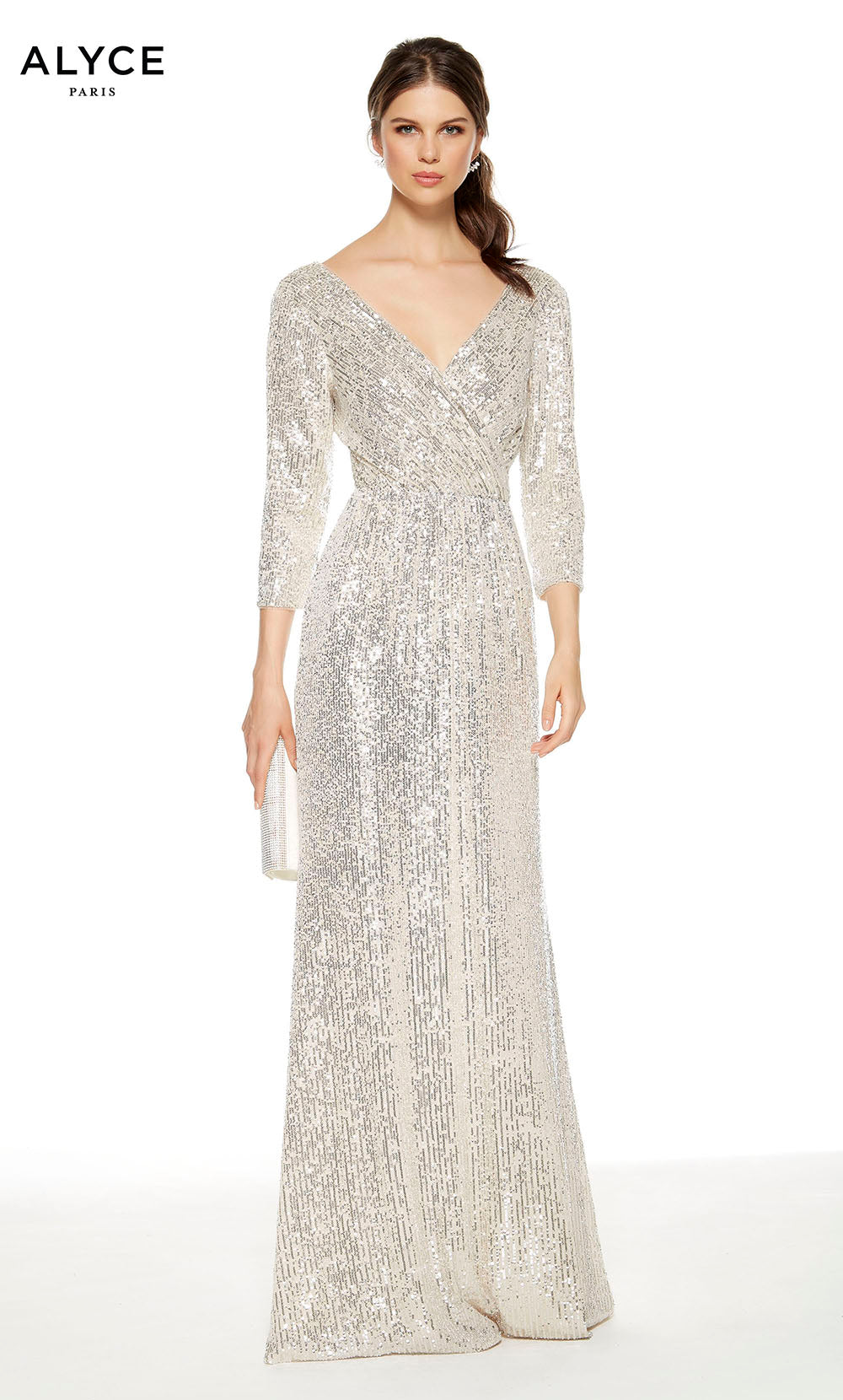 ALYCE Paris 27358 Special Occasion V-neckline Plus Size Straight Dress