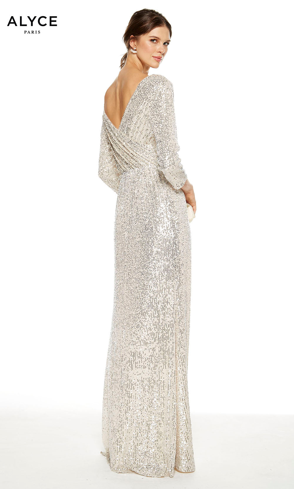 ALYCE Paris 27358 Special Occasion V-neckline Plus Size Straight Dress