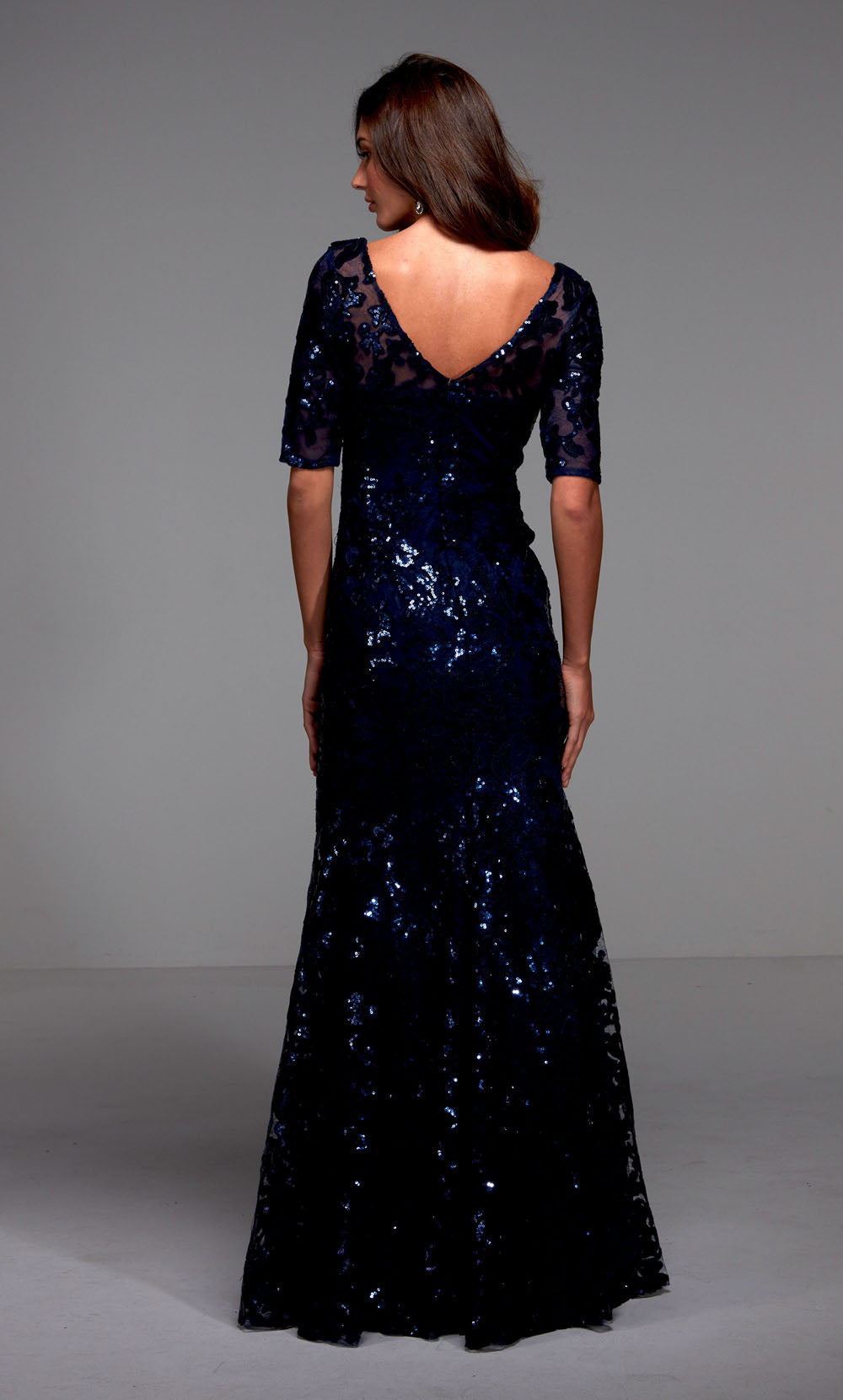 ALYCE Paris 27497 Special Occasion V-neckline Shimmery/sparkly Straight Dress