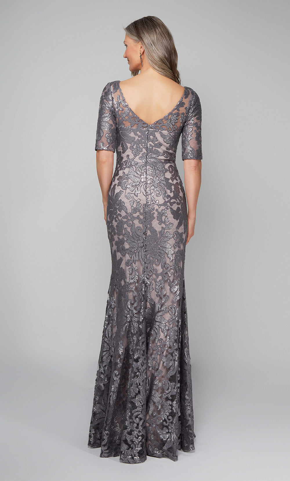 ALYCE Paris 27497 Special Occasion V-neckline Shimmery/sparkly Straight Dress