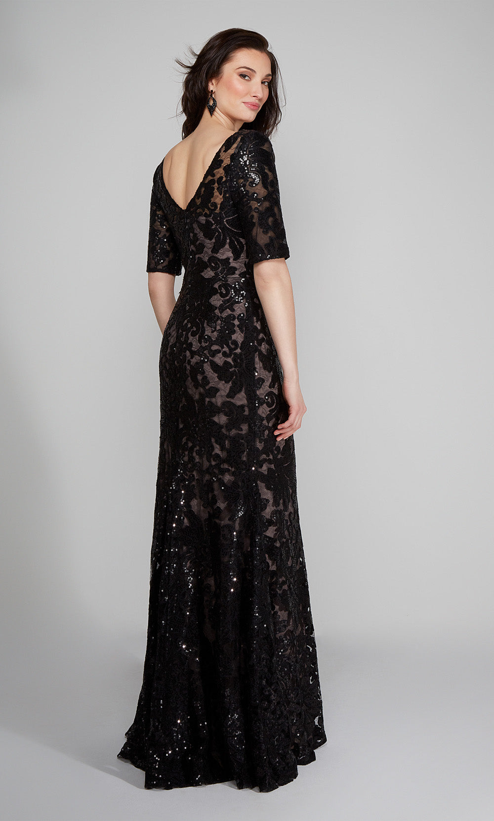 ALYCE Paris 27497 Special Occasion V-neckline Shimmery/sparkly Straight Dress