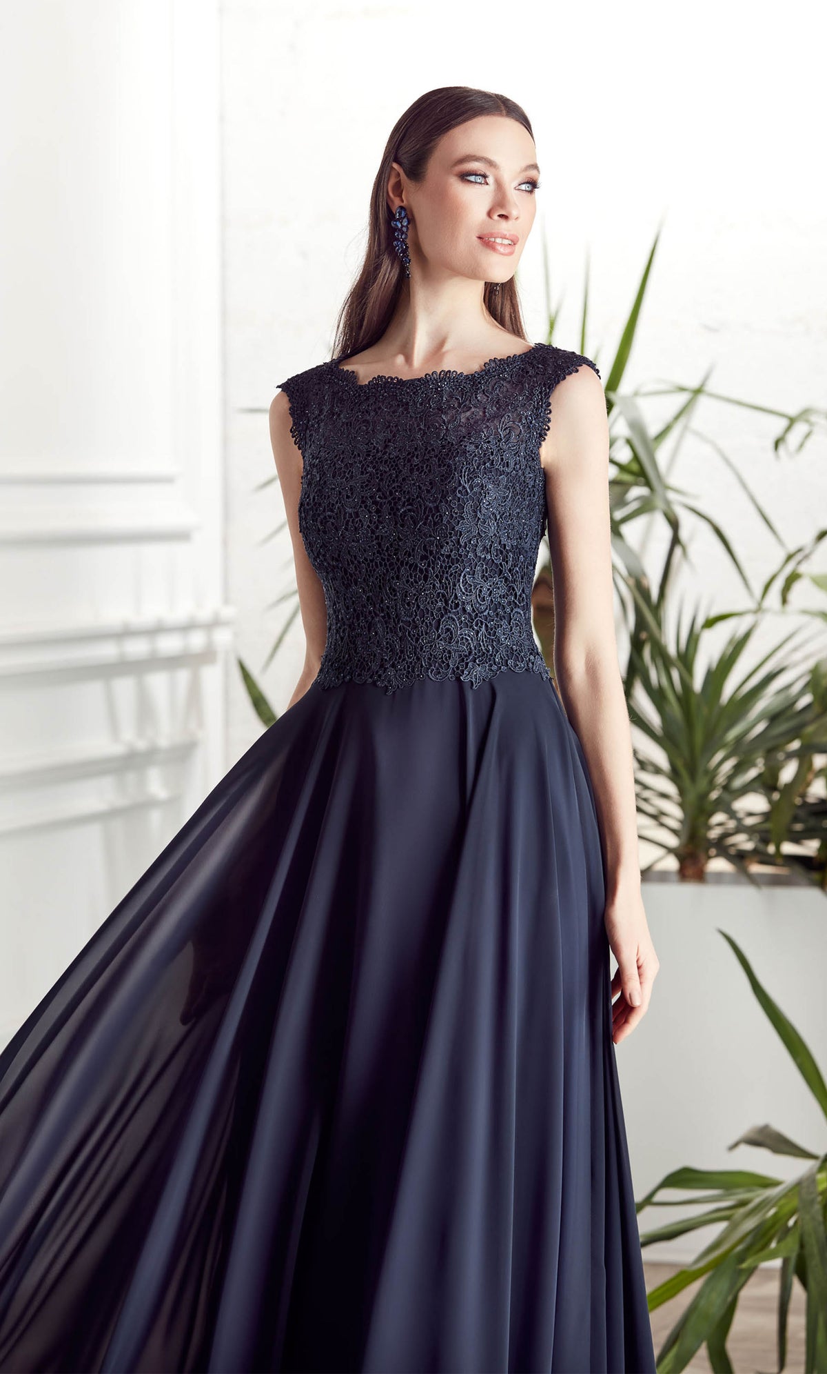 ALYCE Paris 27504 Special Occasion Illusion Neckline Chic A Line Dress