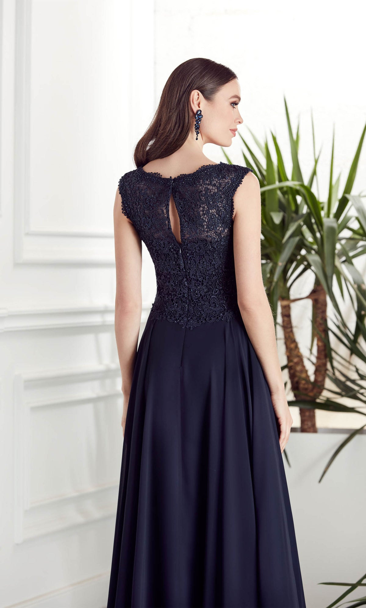 ALYCE Paris 27504 Special Occasion Illusion Neckline Chic A Line Dress