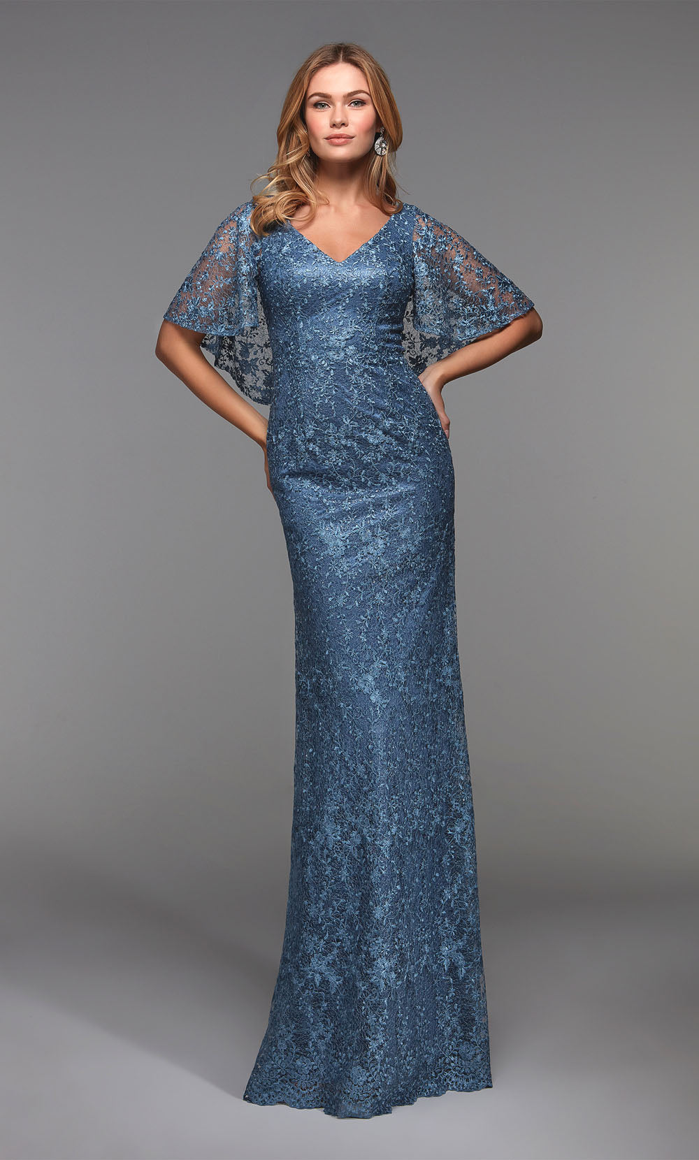 ALYCE Paris 27506 Special Occasion V-neckline Modest Straight Dress