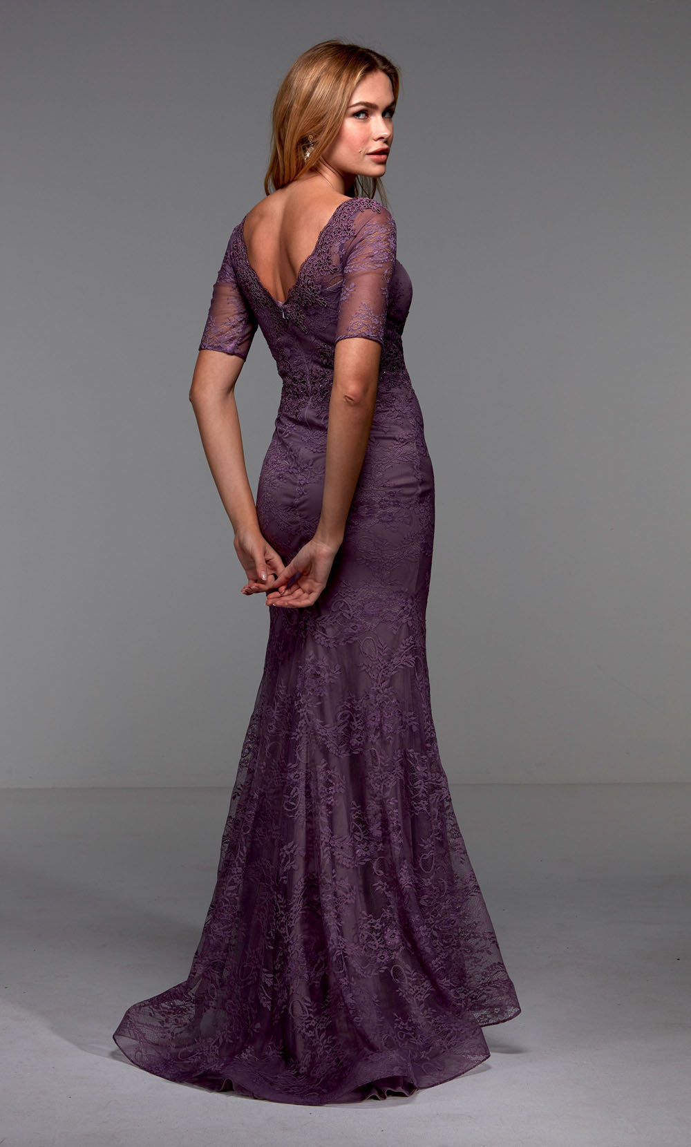 ALYCE Paris 27536 Special Occasion Illusion Neckline Train Mermaid Dress