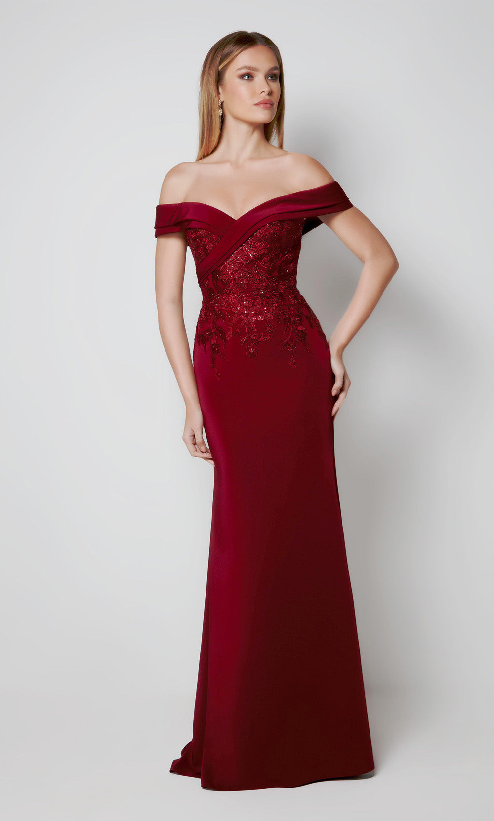 ALYCE Paris 27571 Special Occasion Illusion Neckline Sexy Straight Dress