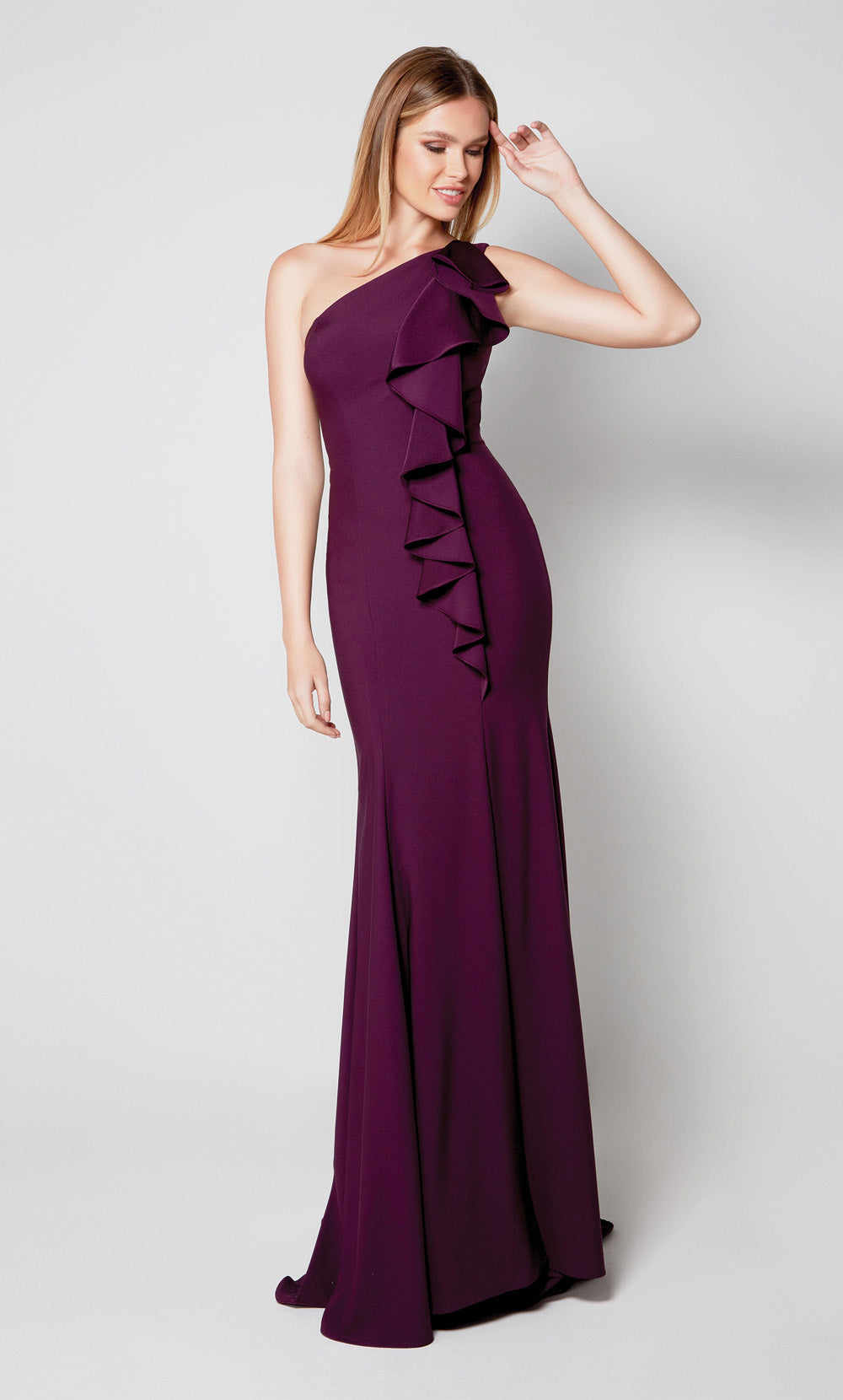 ALYCE Paris 27575 Special Occasion One Shoulder Neckline Elegant Straight Dress