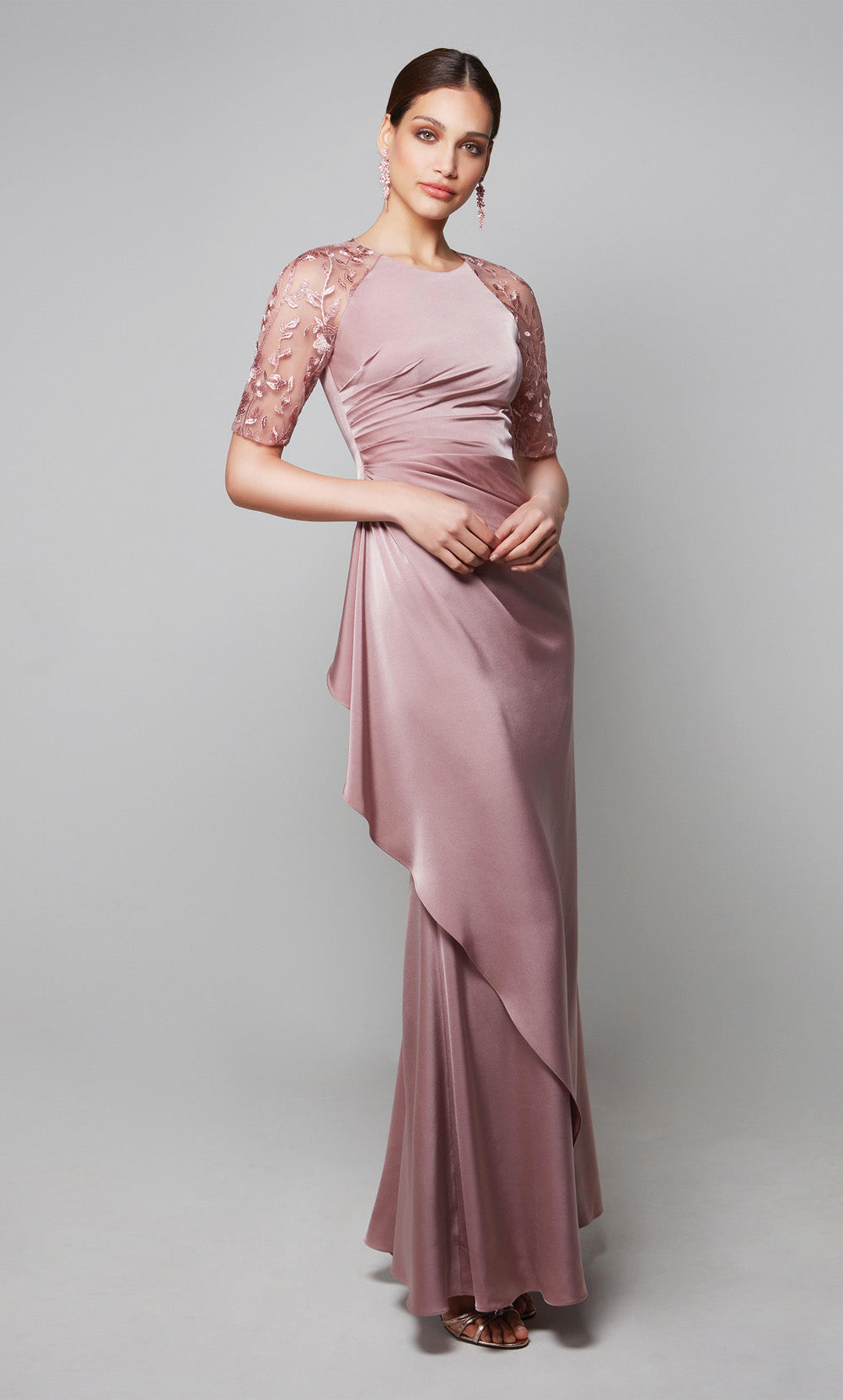 ALYCE Paris 27601 Special Occasion Scoop Neckline Modest Straight Dress