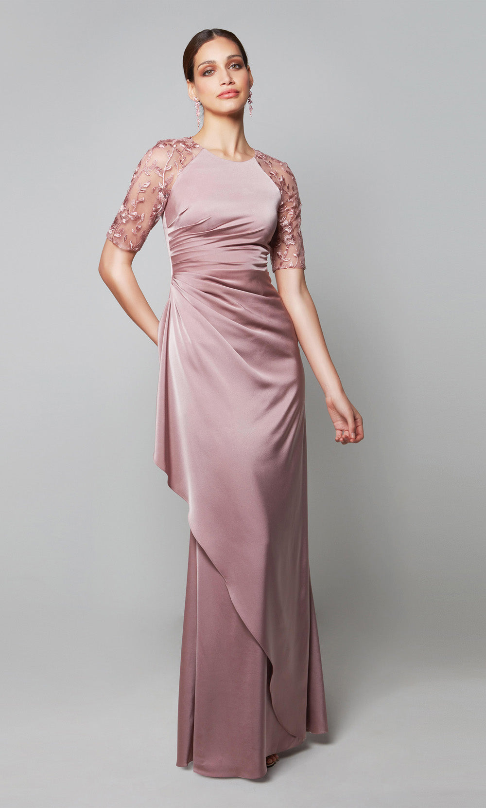 ALYCE Paris 27601 Special Occasion Scoop Neckline Modest Straight Dress
