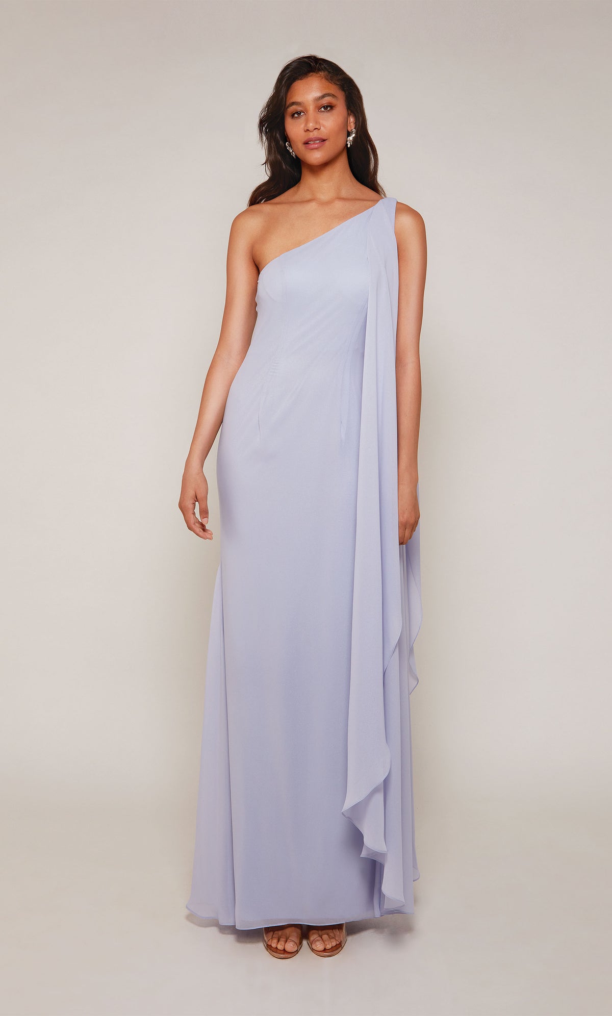 ALYCE Paris 27603 Special Occasion One Shoulder Neckline Simple Straight Dress