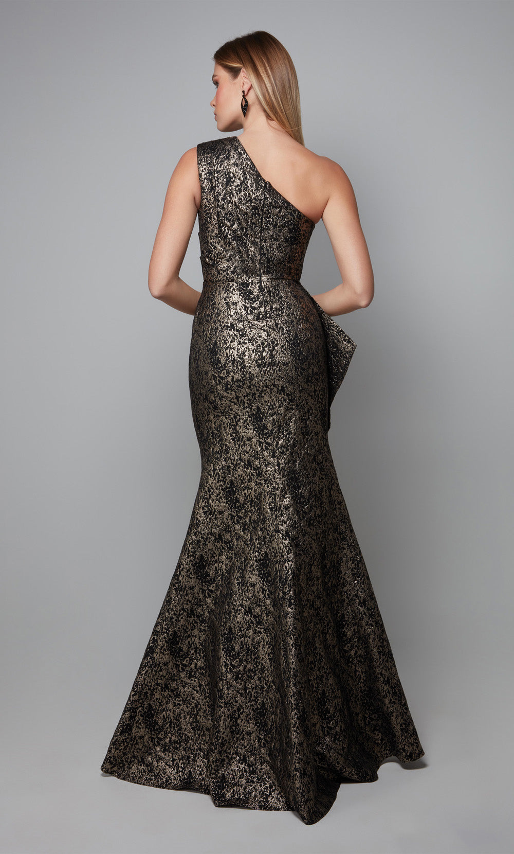 ALYCE Paris 27620 Special Occasion One Shoulder Neckline Ruffles Mermaid Dress