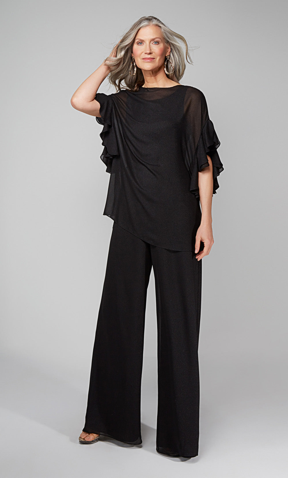 ALYCE Paris 27633 Special Occasion Scoop Neckline Plus Size Jumpsuit Dress