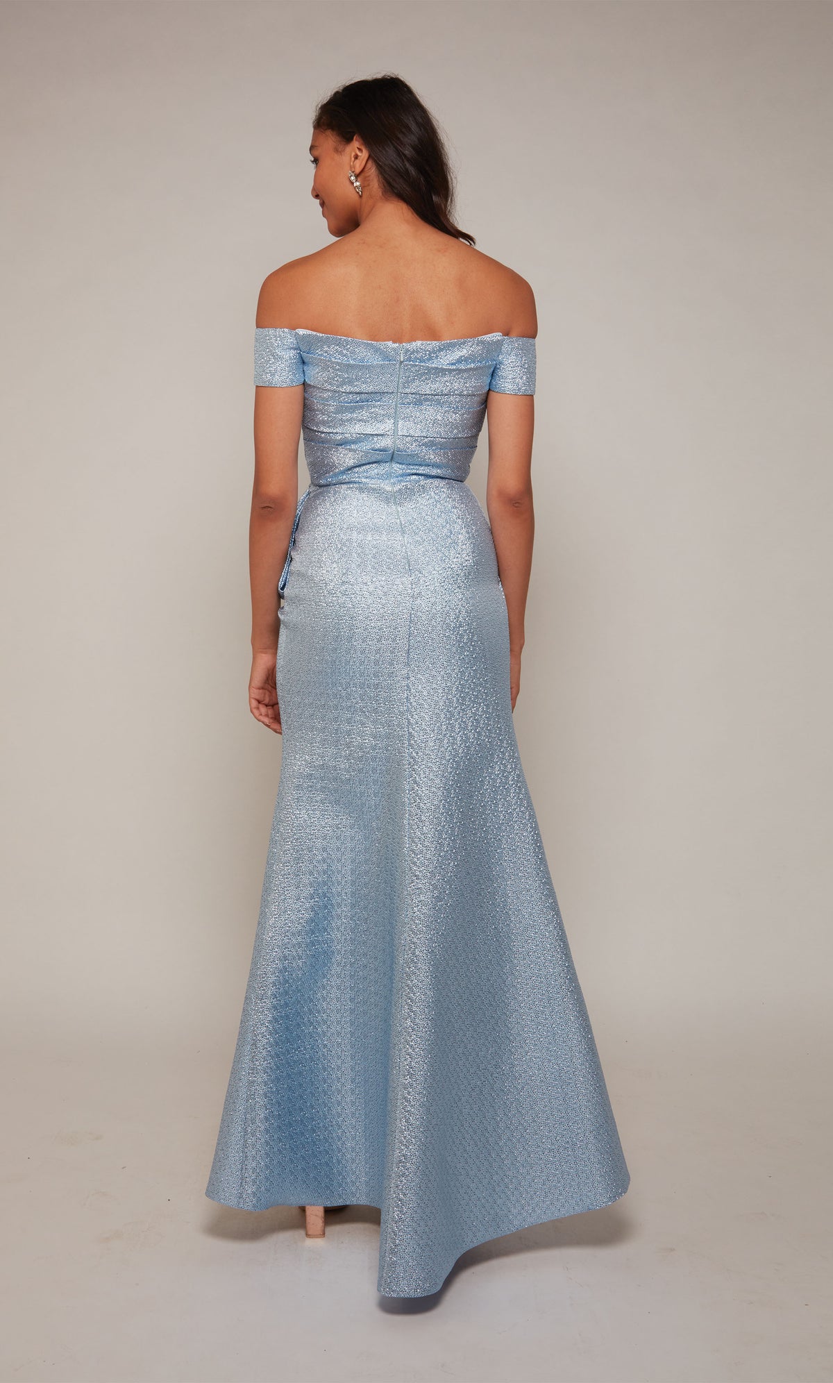 ALYCE Paris 27639 Special Occasion Off The Shoulder Neckline Elegant Straight Dress