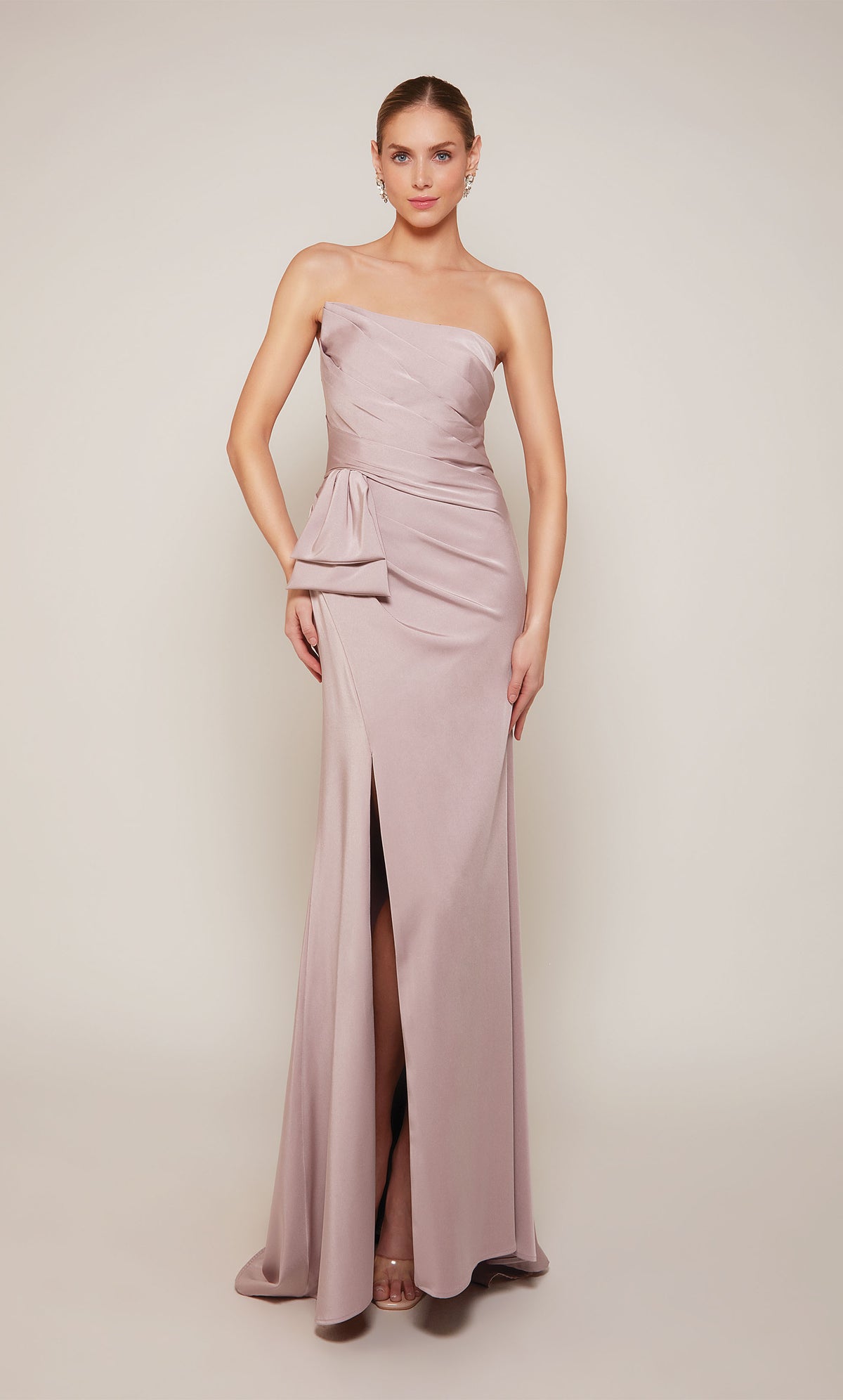 ALYCE Paris 27658 Special Occasion Strapless Neckline Ruched/draped Straight Dress