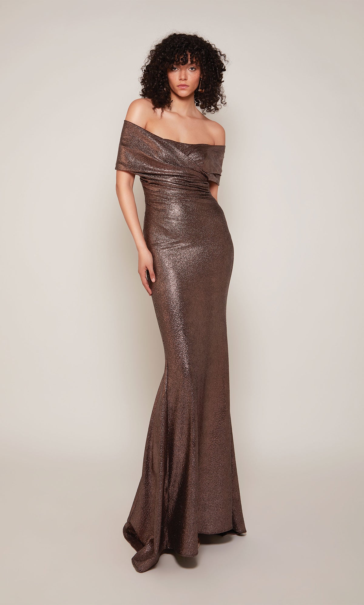 ALYCE Paris 27666 Special Occasion Off The Shoulder Neckline Elegant Mermaid Dress