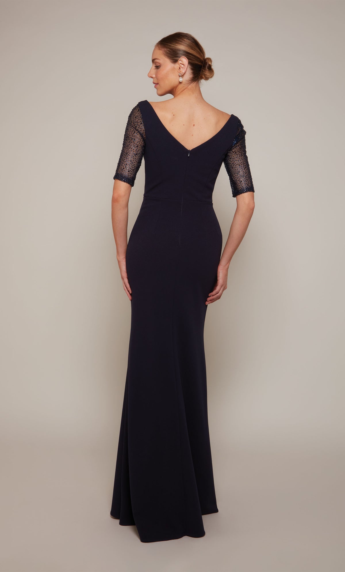 ALYCE Paris 27677 Special Occasion V-neckline Modest Mermaid Dress