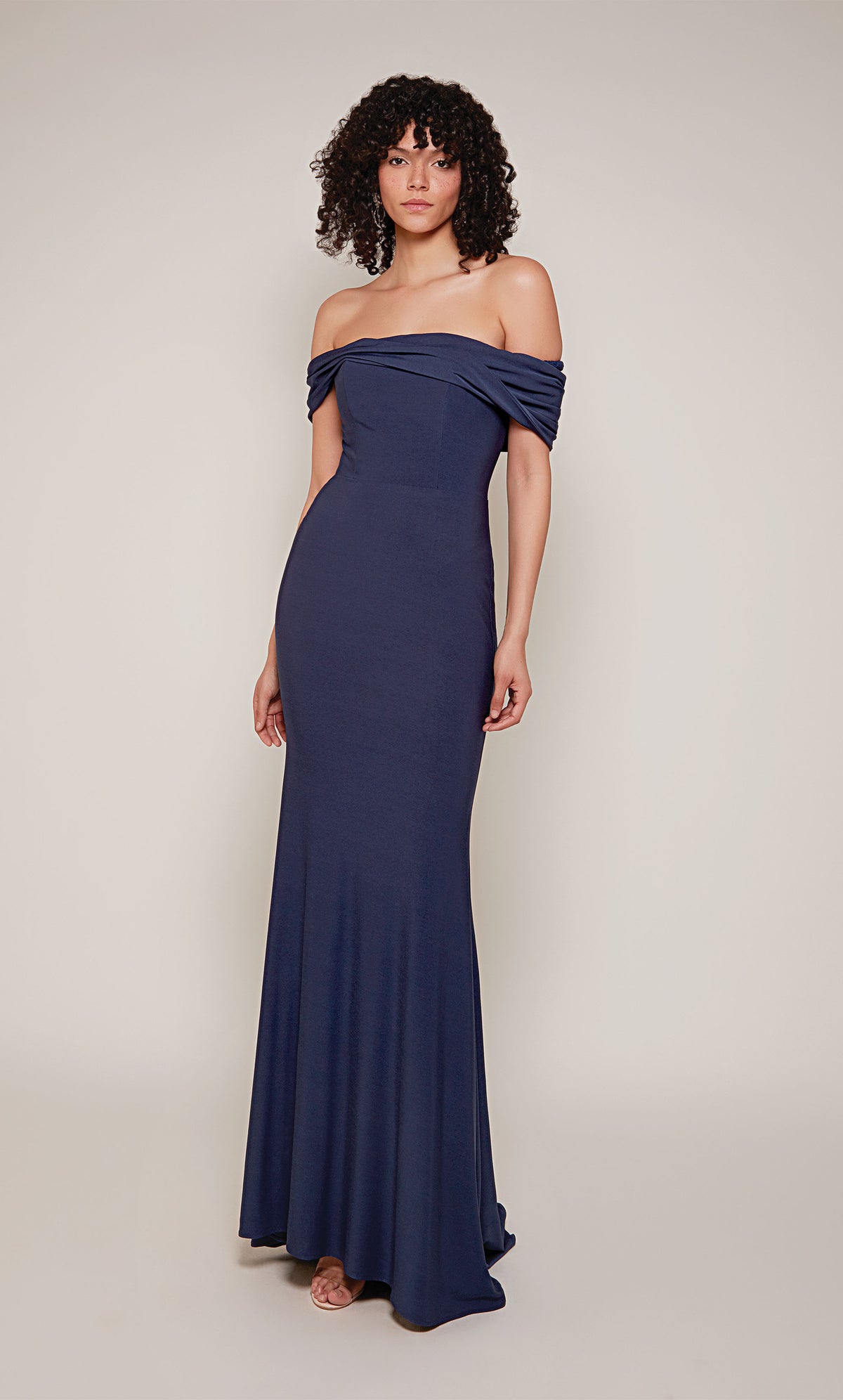 ALYCE Paris 27680 Special Occasion Off The Shoulder Neckline Train Mermaid Dress