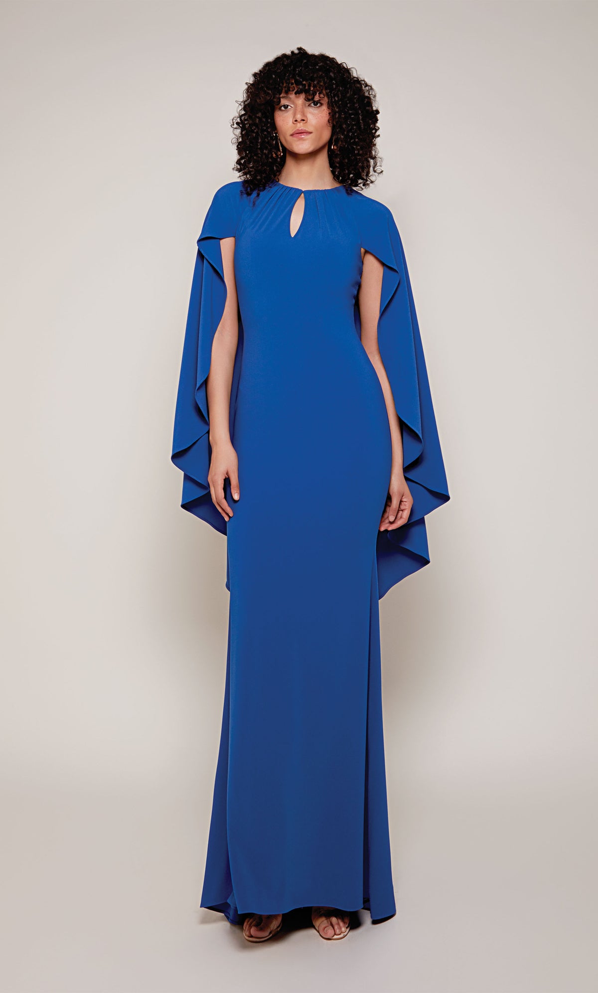 ALYCE Paris 27683 Special Occasion High Neckline Ruched/draped Straight Dress