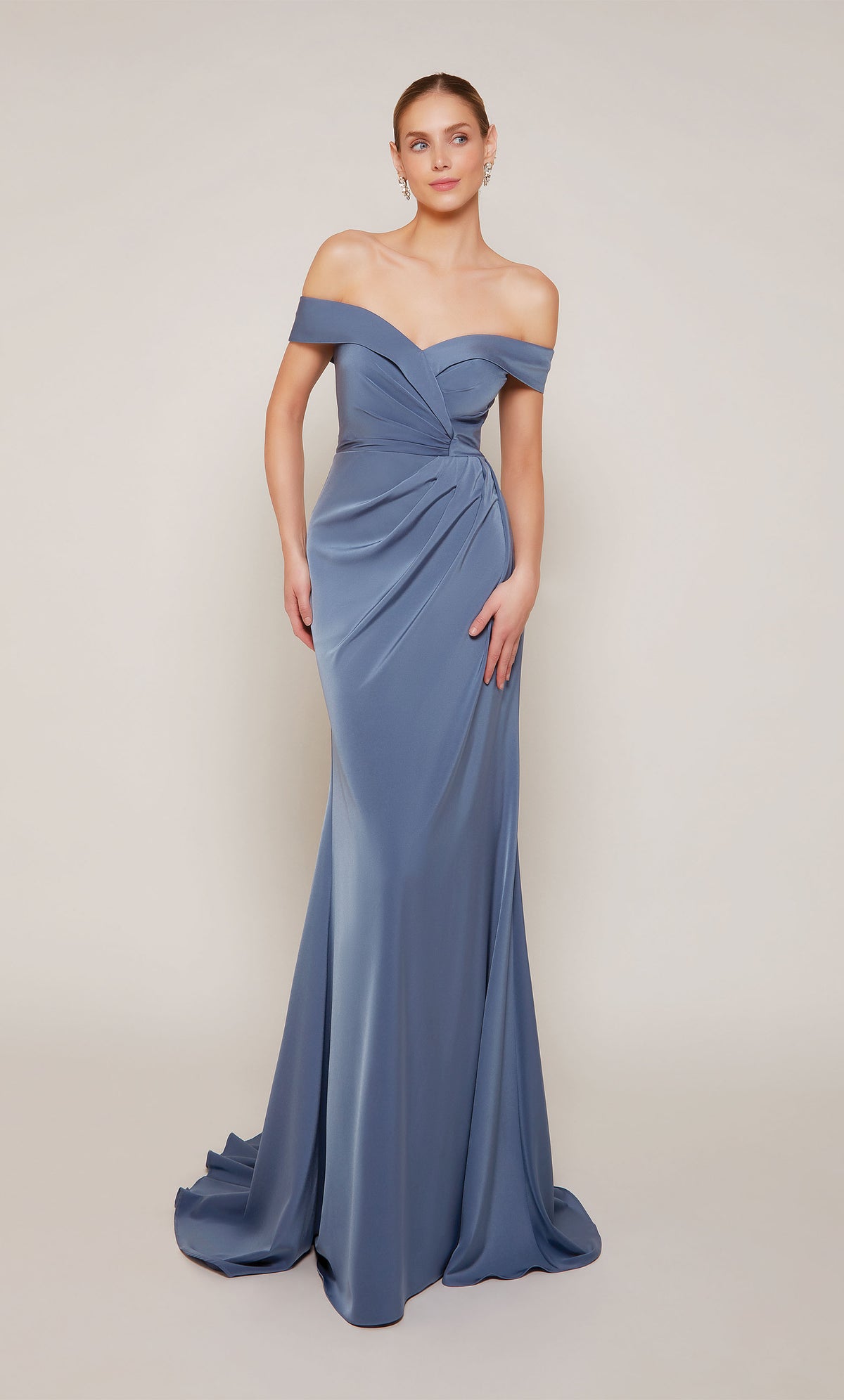 ALYCE Paris 27698 Special Occasion Off The Shoulder Neckline Train Mermaid Dress