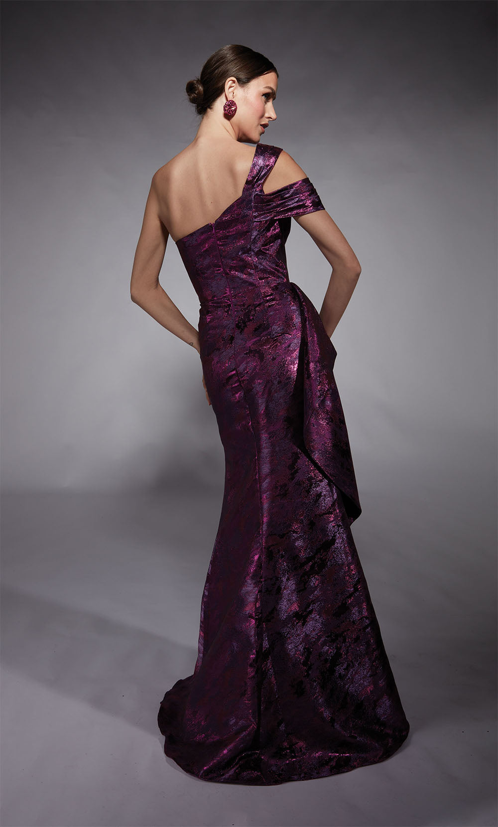 ALYCE Paris 27701 Special Occasion One Shoulder Neckline Ruched/draped Mermaid Dress