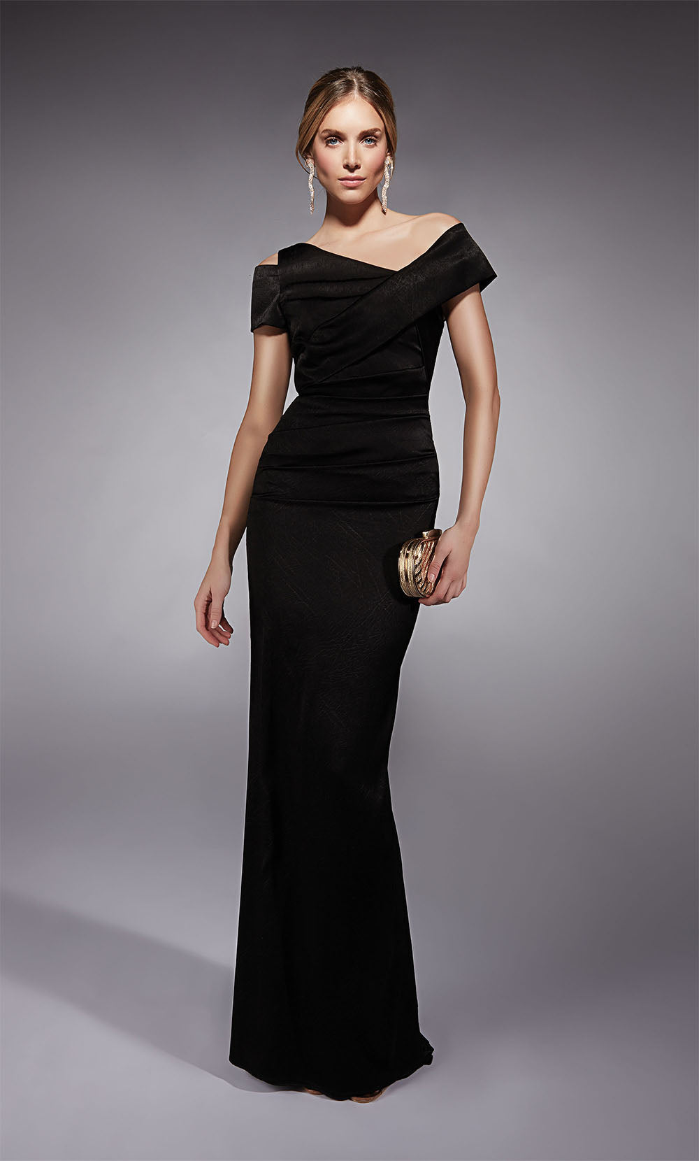 ALYCE Paris 27710 Special Occasion One Shoulder Neckline Train Straight Dress