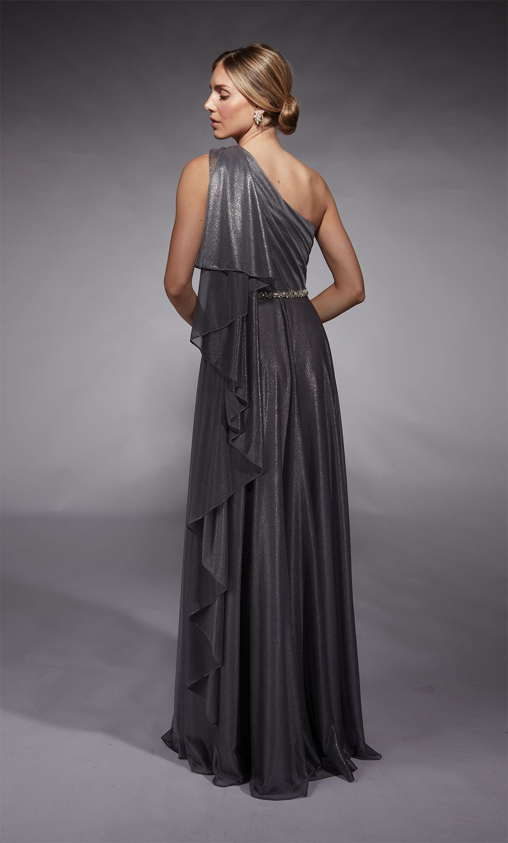 ALYCE Paris 27719 Special Occasion One Shoulder Neckline Plus Size Mermaid Dress