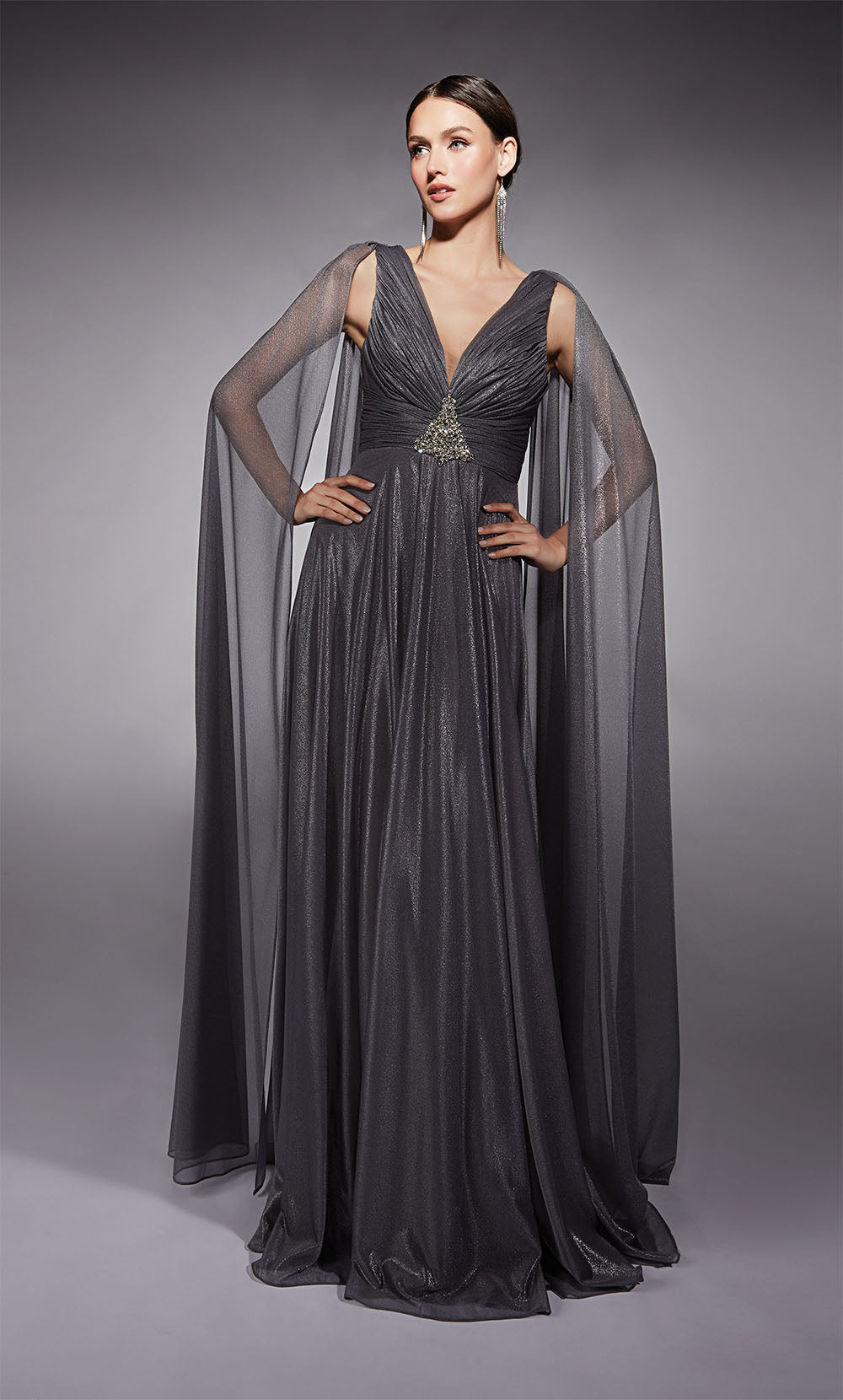 ALYCE Paris 27720 Special Occasion One Shoulder Neckline Ruched/draped Mermaid Dress