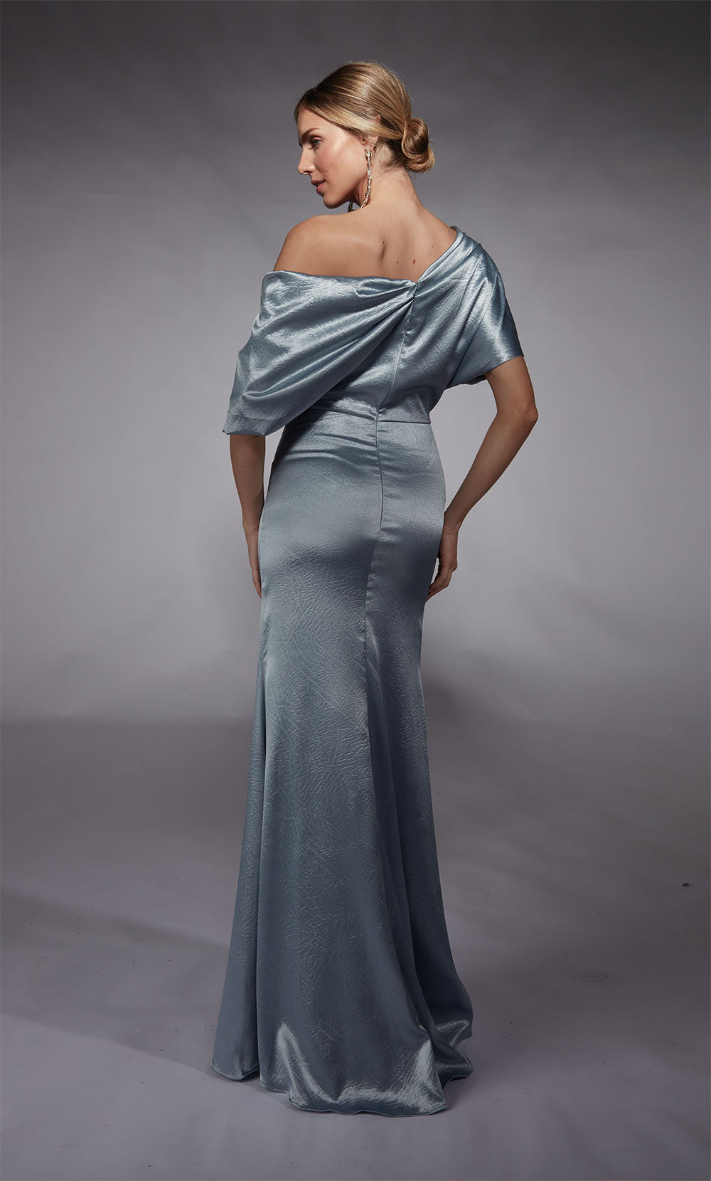 ALYCE Paris 27721 Special Occasion One Shoulder Neckline Slit Straight Dress