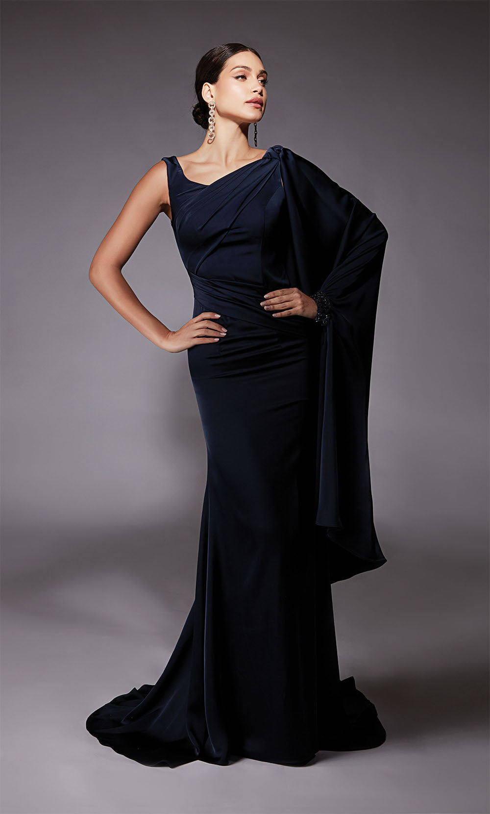 ALYCE Paris 27722 Special Occasion Scoop Neckline Train Mermaid Dress