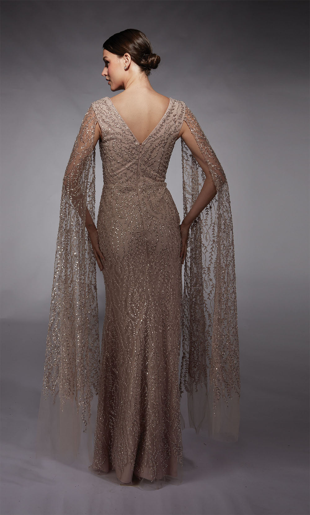 ALYCE Paris 27725 Special Occasion Plunging Neckline Ruched/draped Mermaid Dress