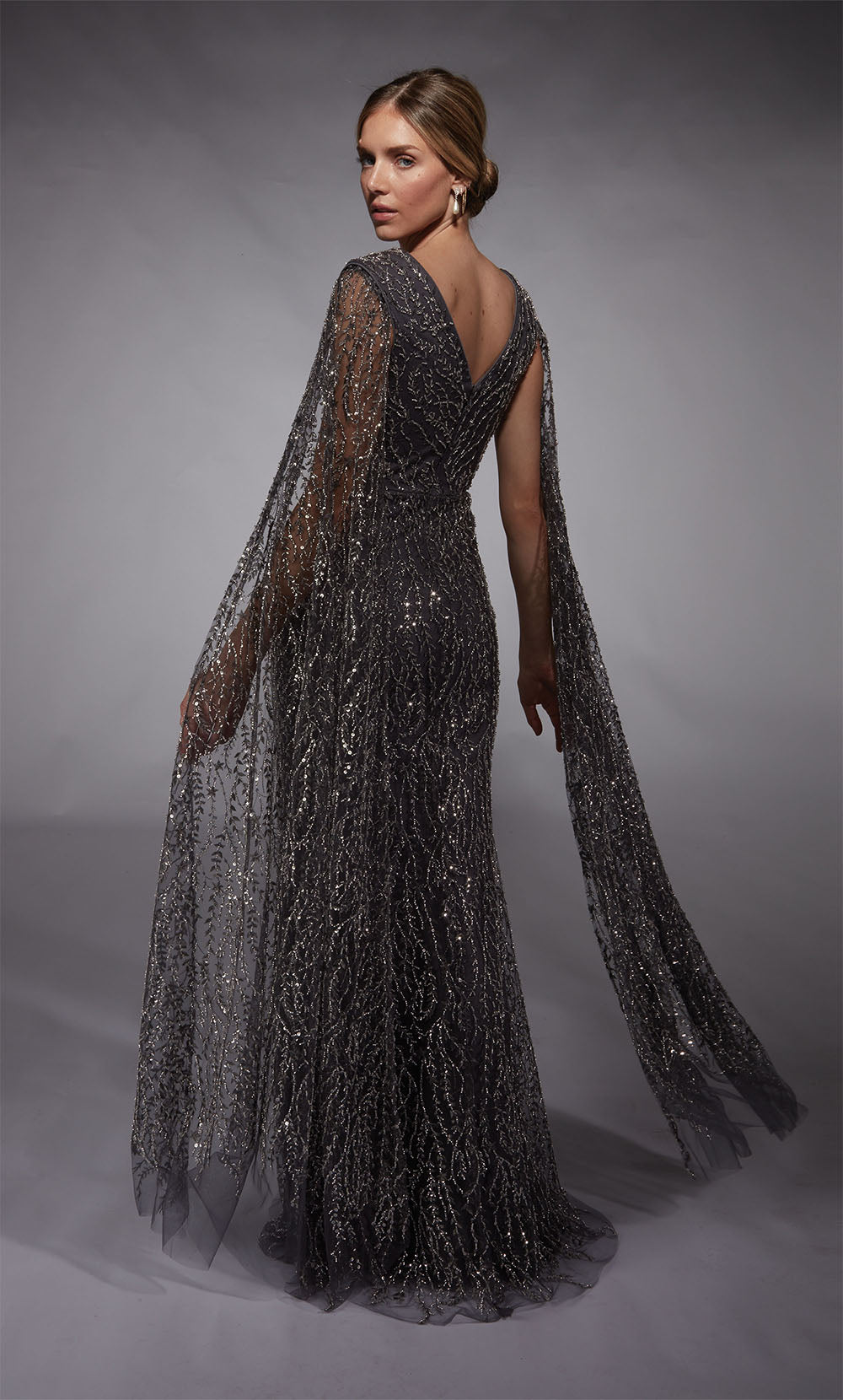 ALYCE Paris 27725 Special Occasion Plunging Neckline Ruched/draped Mermaid Dress