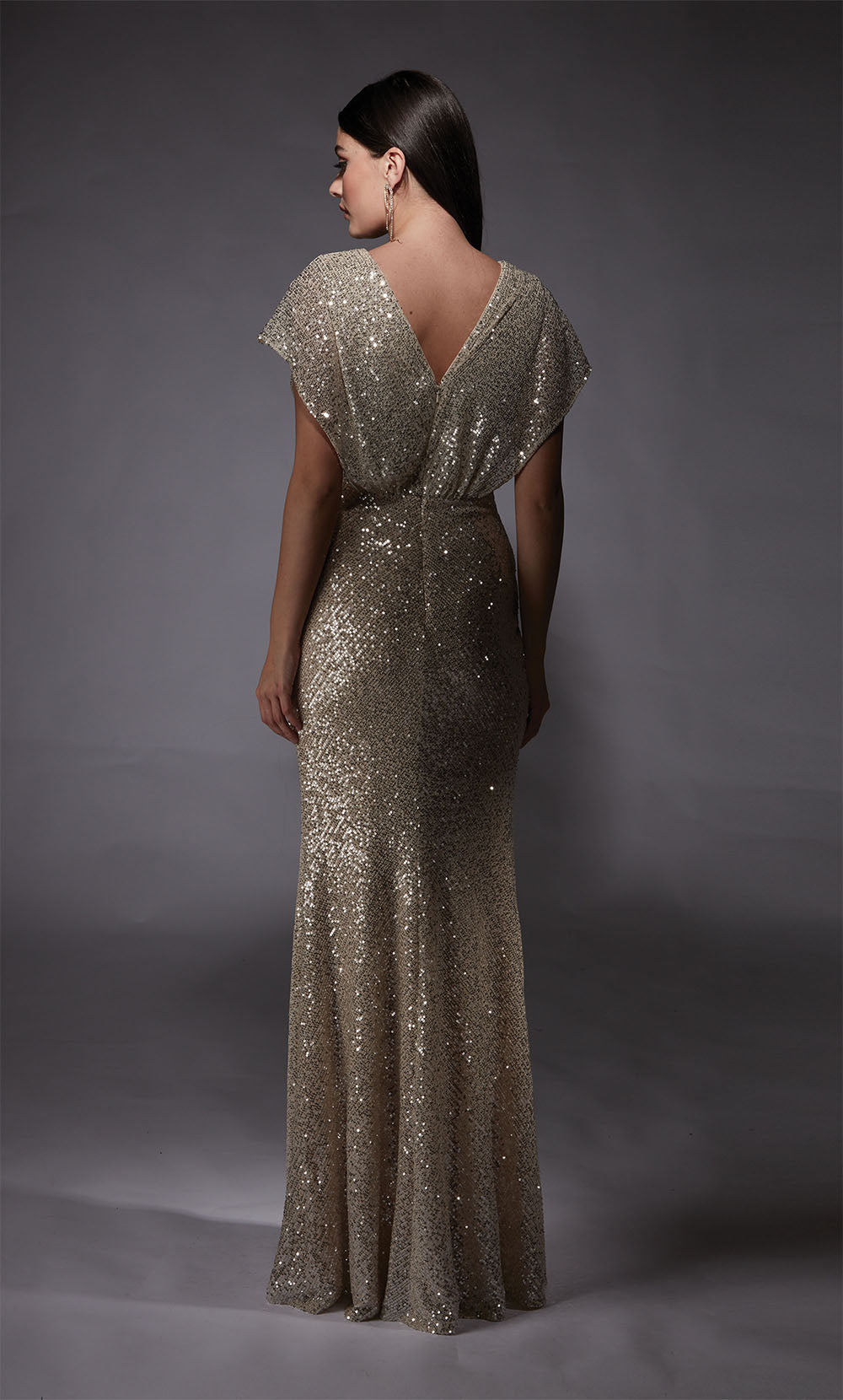 ALYCE Paris 27729 Special Occasion V-neckline Slit Straight Dress