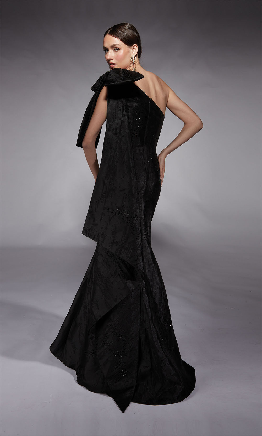 ALYCE Paris 27731 Special Occasion One Shoulder Neckline Ruched/draped Mermaid Dress