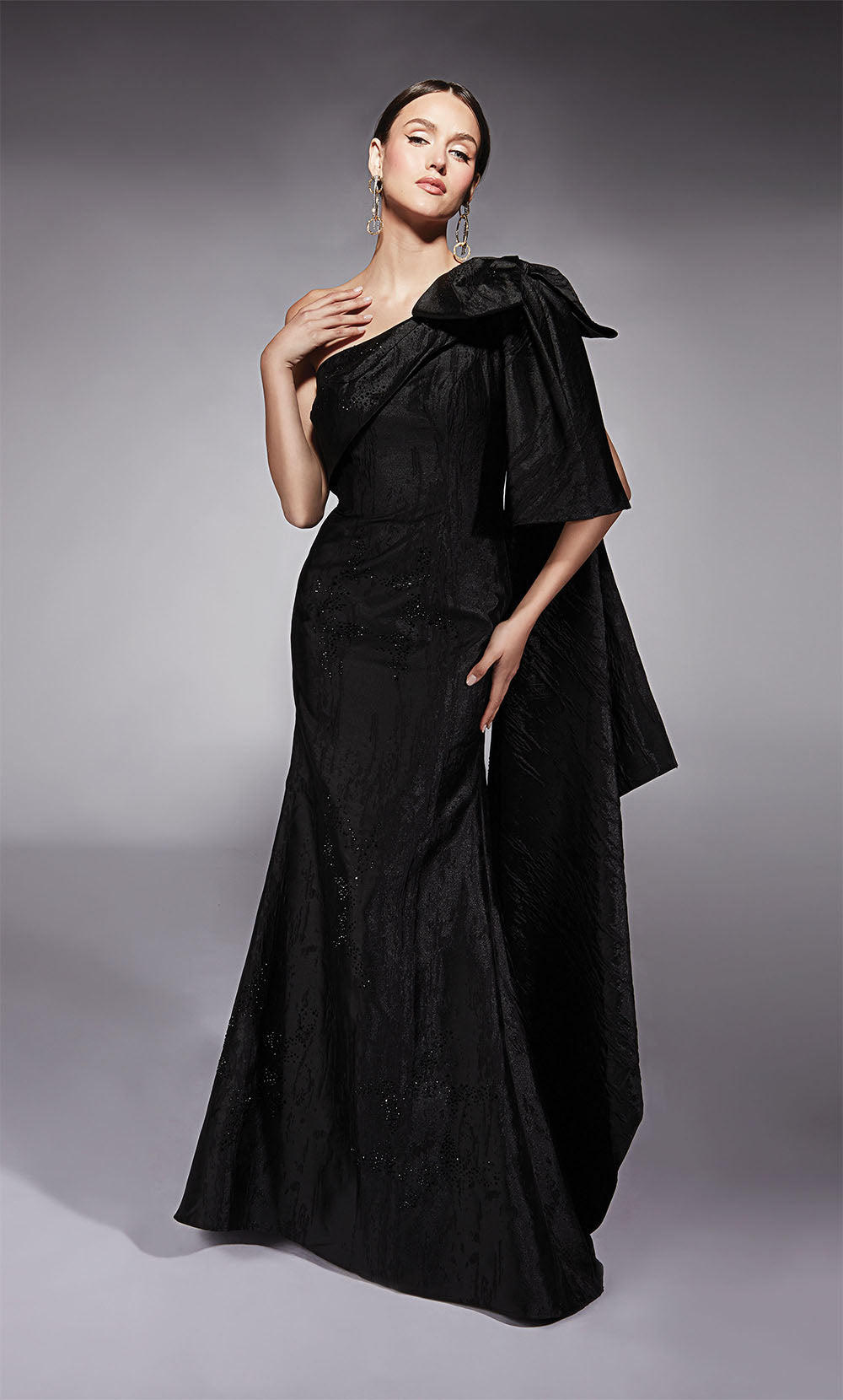 ALYCE Paris 27731 Special Occasion One Shoulder Neckline Ruched/draped Mermaid Dress