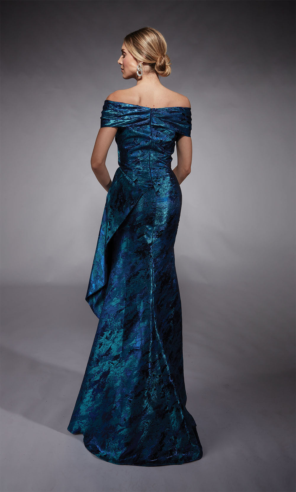 ALYCE Paris 27737 Special Occasion Off The Shoulder Neckline Chic Mermaid Dress