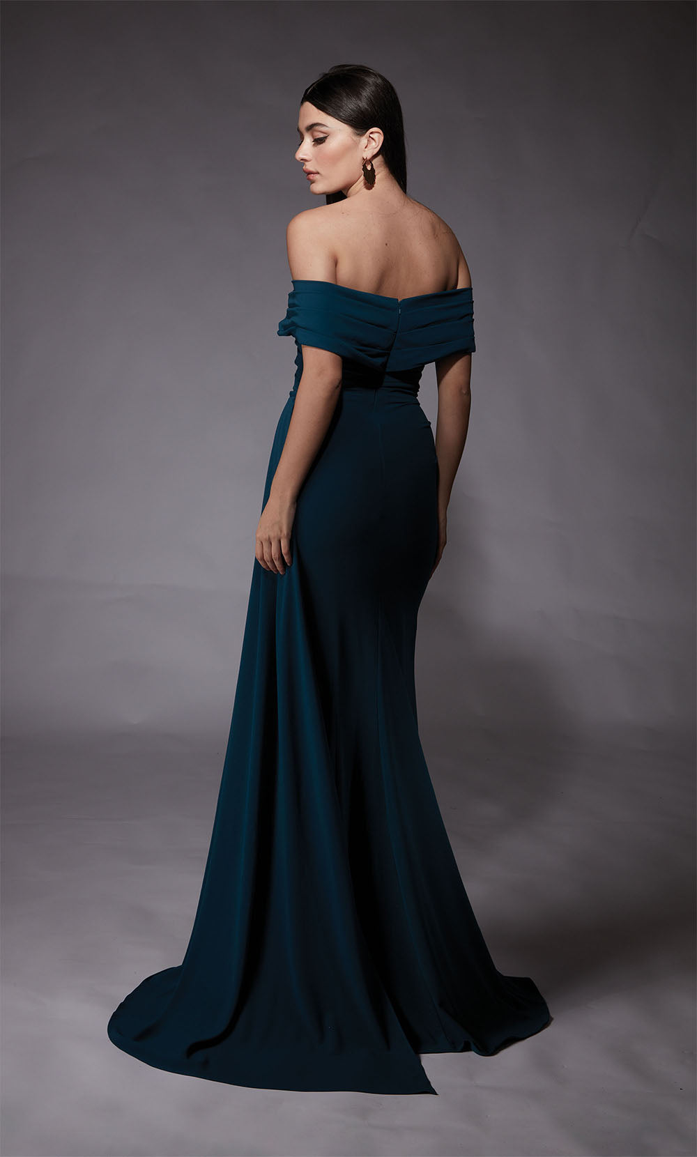 ALYCE Paris 27745 Special Occasion Off The Shoulder Neckline Modest A Line Dress