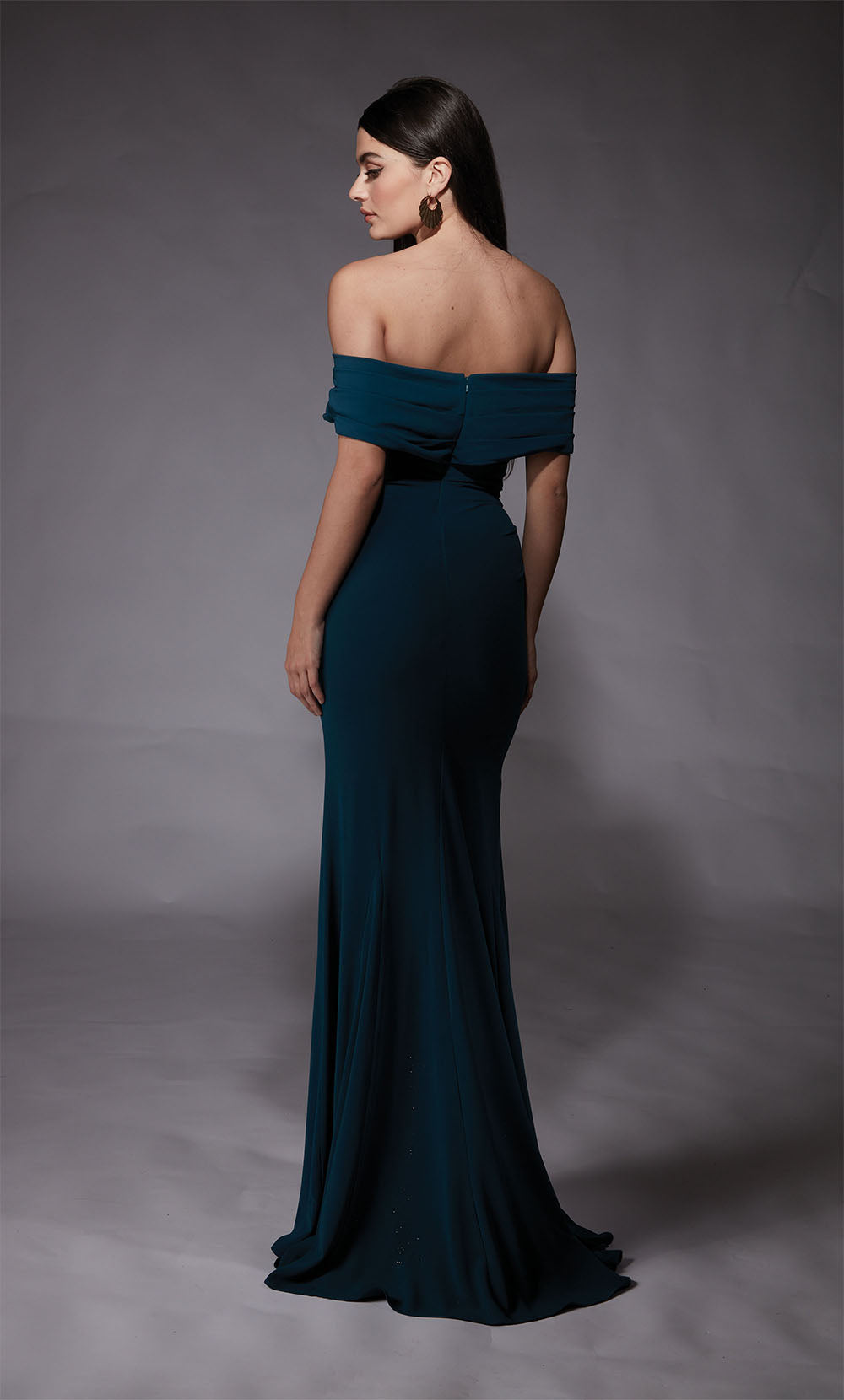 ALYCE Paris 27745 Special Occasion Off The Shoulder Neckline Modest A Line Dress