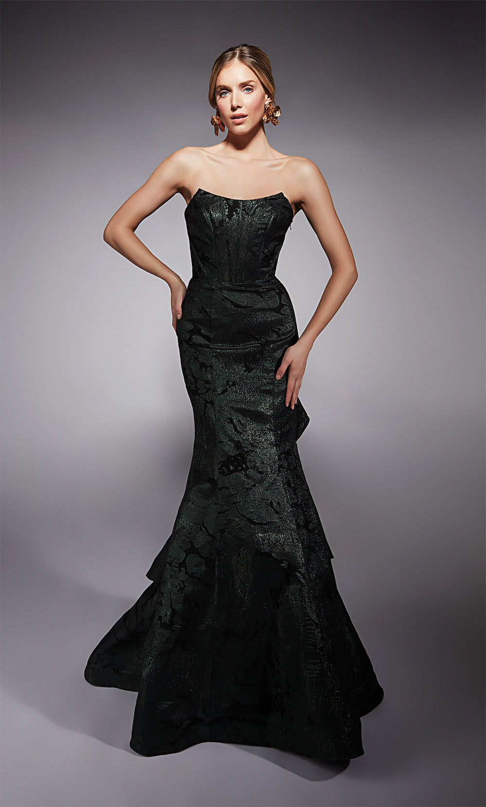 ALYCE Paris 27747 Special Occasion Off The Shoulder Neckline Chic Mermaid Dress