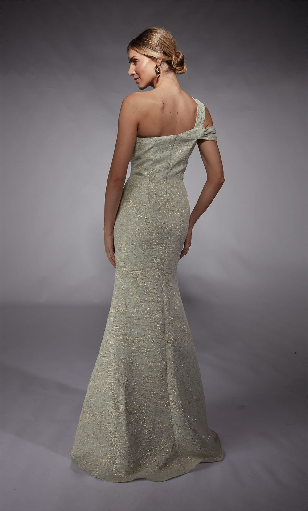 ALYCE Paris 27749 Special Occasion One Shoulder Neckline Chic Straight Dress