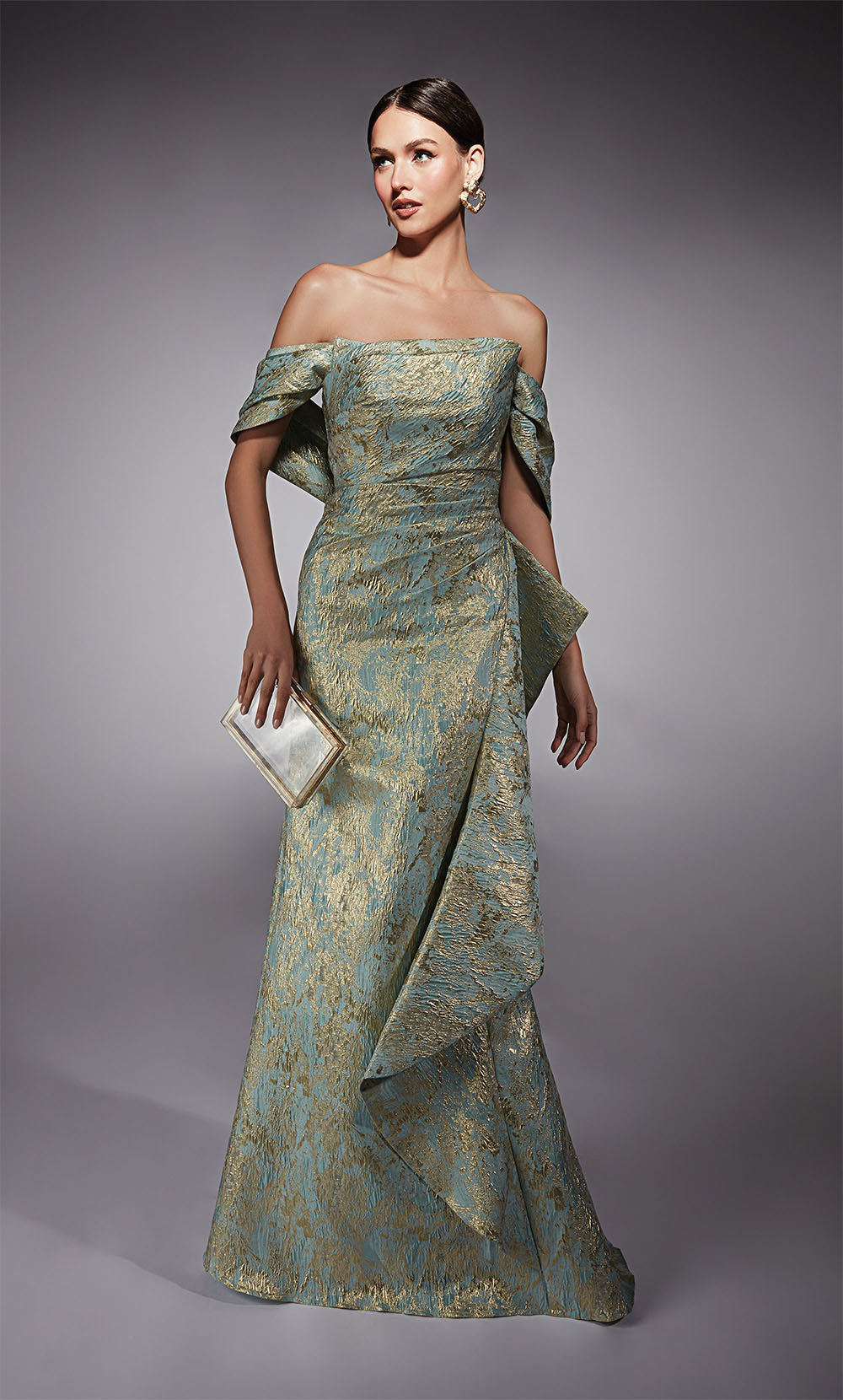 ALYCE Paris 27750 Special Occasion Off The Shoulder Neckline Elegant Mermaid Dress