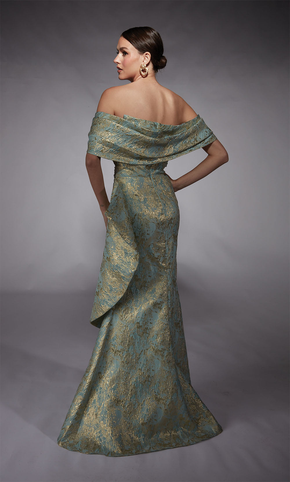 ALYCE Paris 27750 Special Occasion Off The Shoulder Neckline Elegant Mermaid Dress