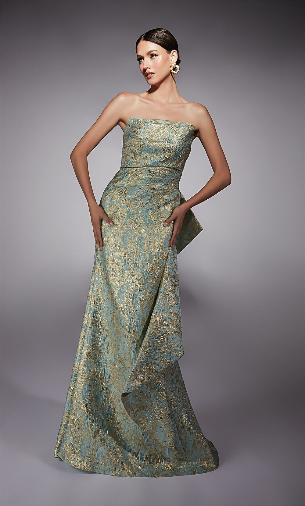 ALYCE Paris 27750 Special Occasion Off The Shoulder Neckline Elegant Mermaid Dress