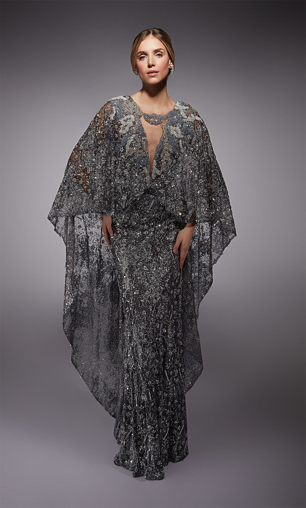 ALYCE Paris 27752 Special Occasion Plunging Neckline Shimmery/sparkly Straight Dress