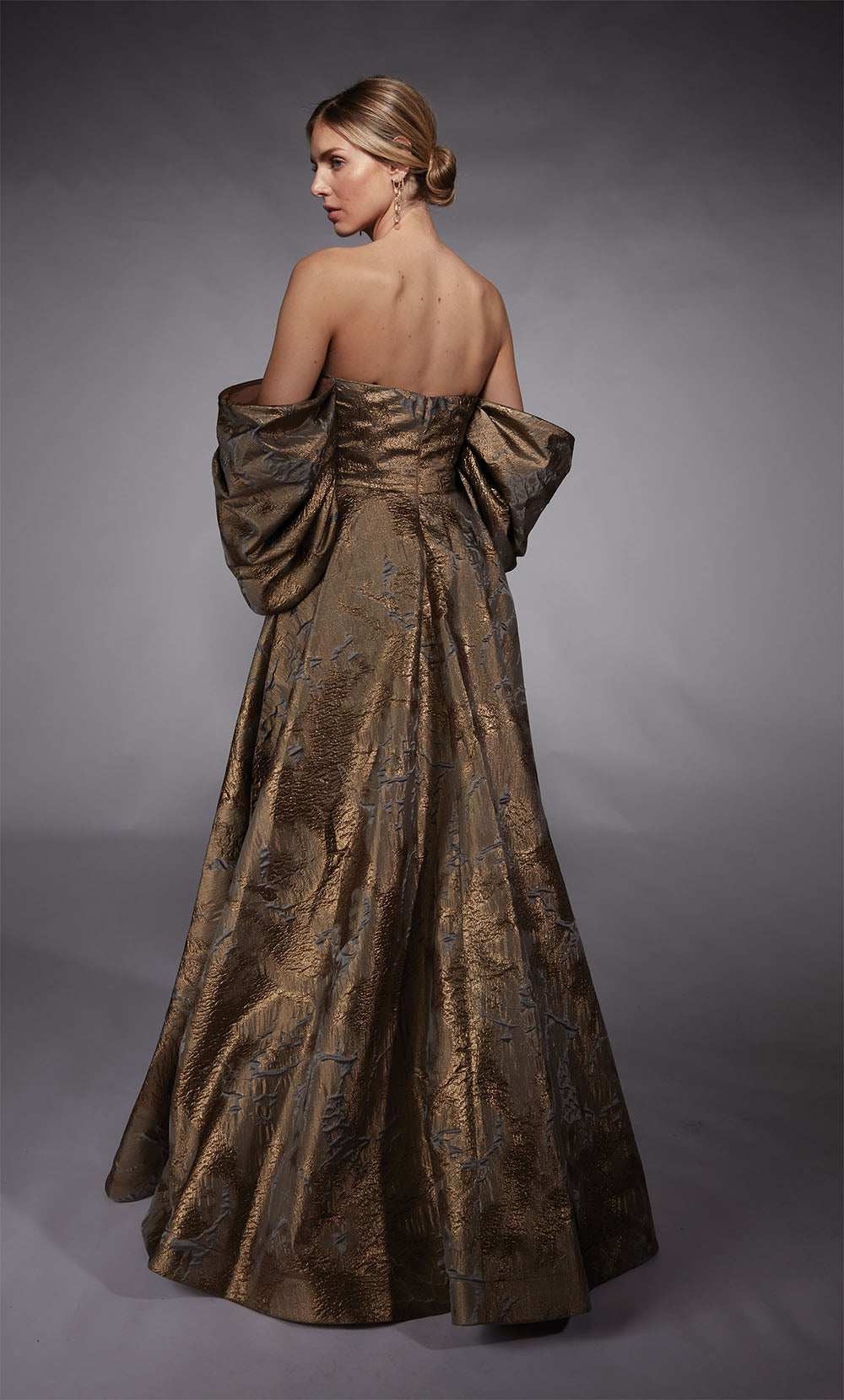 ALYCE Paris 27760 Special Occasion Off The Shoulder Neckline Modest A Line Dress