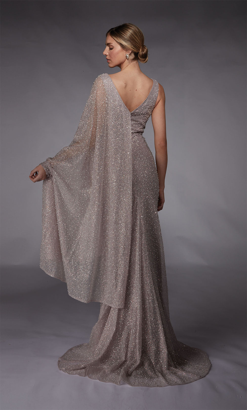 ALYCE Paris 27772 Special Occasion Plunging Neckline Ruched/draped Straight Dress