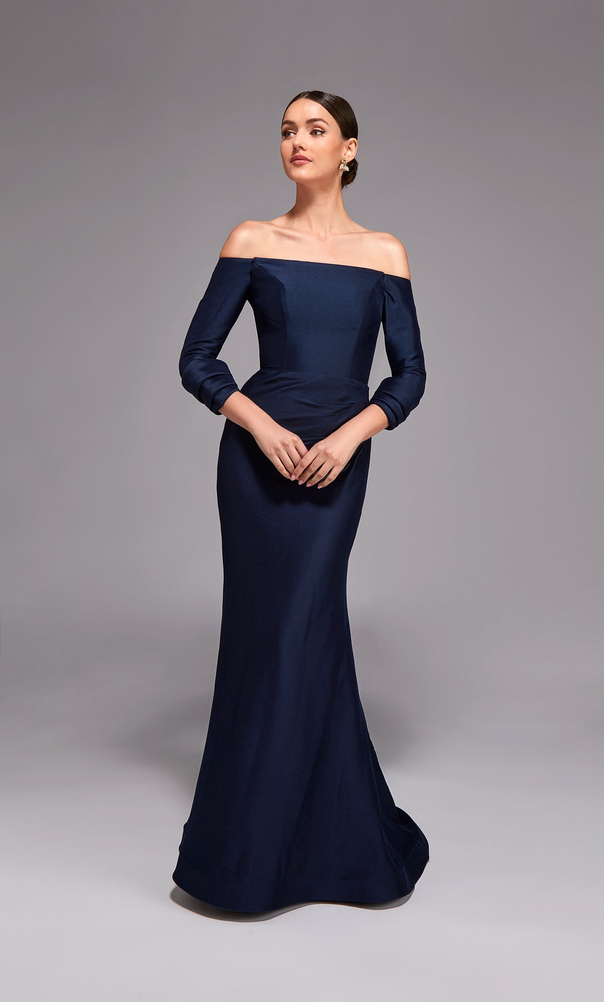 ALYCE Paris 27782 Special Occasion Off The Shoulder Neckline Chic Mermaid Dress