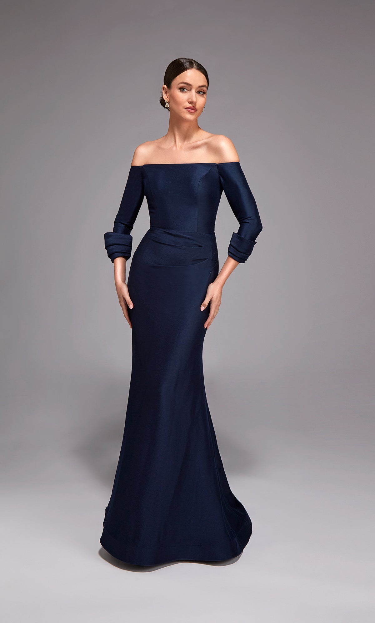 ALYCE Paris 27782 Special Occasion Off The Shoulder Neckline Chic Mermaid Dress