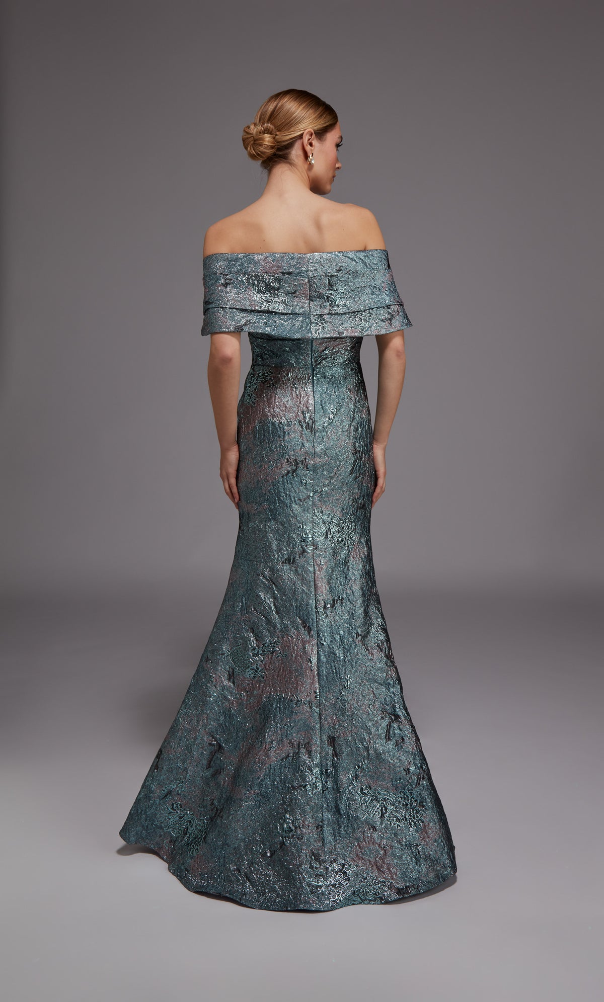 ALYCE Paris 27794 Special Occasion Off The Shoulder Neckline Modest Mermaid Dress