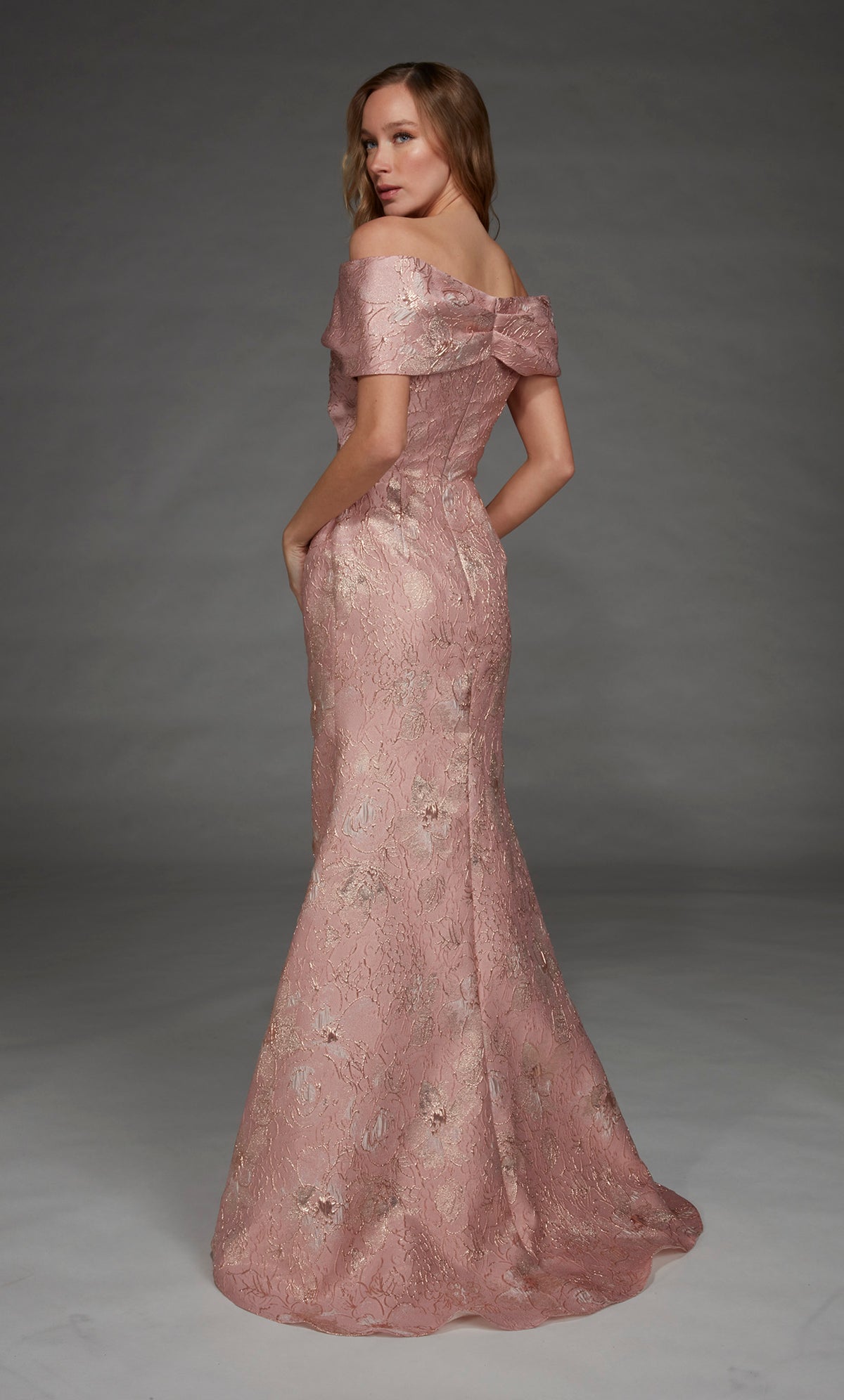 ALYCE Paris 27802 Special Occasion Off The Shoulder Neckline Elegant Mermaid Dress